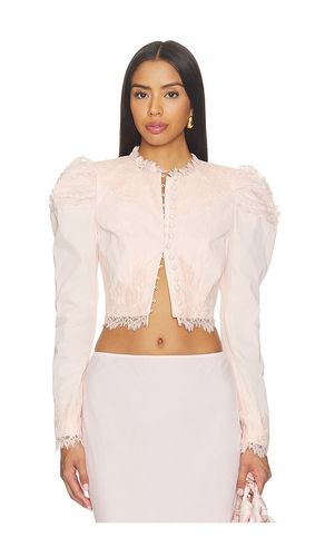 Zephira Jacket in Pink. - size 0 (also in 10, 4, 6, 8) - LoveShackFancy - Modalova