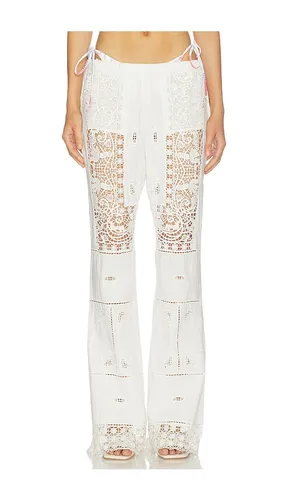 Lilo Pant in White. - size 0 (also in 10, 12, 2, 4, 6, 8) - LoveShackFancy - Modalova