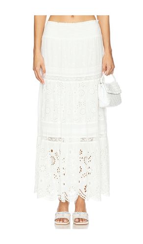Miloti Skirt in White. - size M (also in S, XL, XS) - LoveShackFancy - Modalova