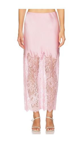 Ilene Skirt in Blush. - size L (also in M, S, XL, XS) - LoveShackFancy - Modalova