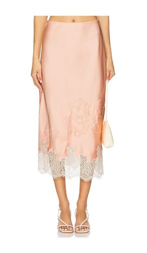 Malina Skirt in Blush. - size L (also in S, XL, XS) - LoveShackFancy - Modalova