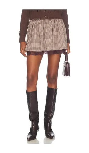 Catriona Skirt in Brown. - size 0 (also in 00, 10, 2, 4, 6, 8) - LoveShackFancy - Modalova