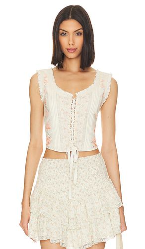 Corvelle Bustier Top in Cream. - size 10 (also in 12, 14) - LoveShackFancy - Modalova