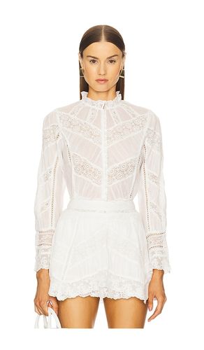 Beline top en color blanco talla 2 en - White. Talla 2 (también en 4) - LoveShackFancy - Modalova