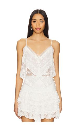 Carrera Top in Ivory. - size L (also in M, S, XL, XXS) - LoveShackFancy - Modalova