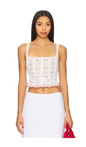 Vietta Top in White. - size L (also in M, S, XL, XS, XXS) - LoveShackFancy - Modalova