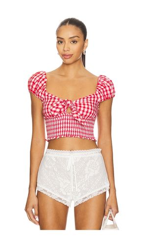 Isalia Top in Red. - size L (also in M, S, XS) - LoveShackFancy - Modalova
