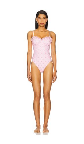 Brooksie Swimsuit in Pink. - size L (also in M) - LoveShackFancy - Modalova