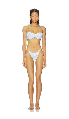 Rosavie Bikini in Blue. - size L (also in M, XL, XXS) - LoveShackFancy - Modalova