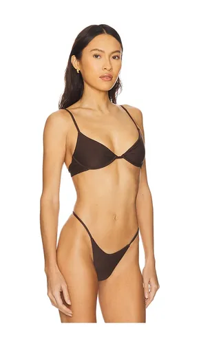 Frasier Demi Cup Top in Chocolate. - size M (also in S, XS) - lovewave - Modalova