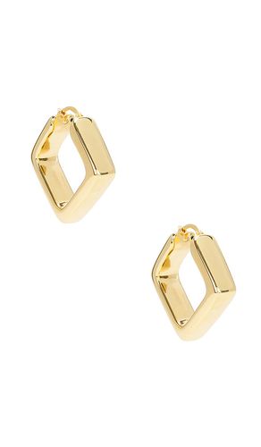 Rhombus Hoop Earrings in - Loren Stewart - Modalova