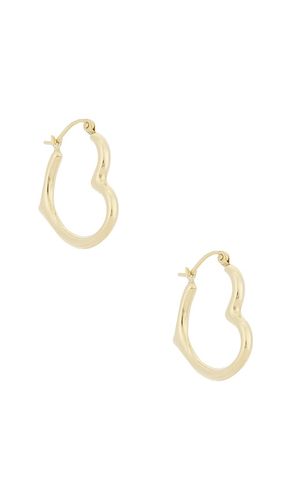 XL Heart Feels Hoop Earrings in - Loren Stewart - Modalova