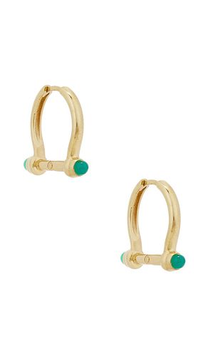 Barbell Huggie Earrings in - Loren Stewart - Modalova