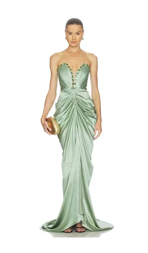 Silver Crystal Gown in . Size M. Also in S, XL - LA FUORI - Modalova