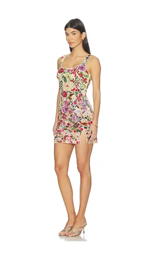 Mini Dress in Beige,Red. - size L (also in XL) - LA FUORI - Modalova