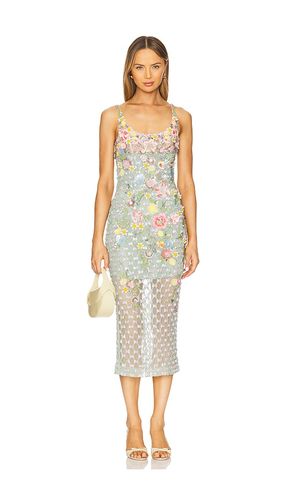 Aurora Twilight Blossom Dress in Green. - size L (also in M, S, XS) - LA FUORI - Modalova