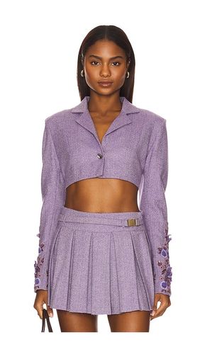 Georgiana Tweed Mini Jacket in . Size S. Also in L - LA FUORI - Modalova
