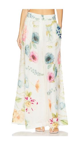 Blossom Belle Flared Pants in Beige. - size L (also in S) - LA FUORI - Modalova