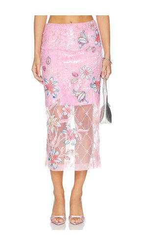 Embroidered Skirt in Pink. - size M (also in L, XL) - LA FUORI - Modalova