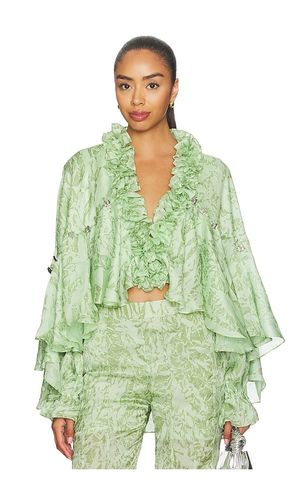 Mistleaf Ruffle Printed Top in . Taglia L. Also in XL - LA FUORI - Modalova