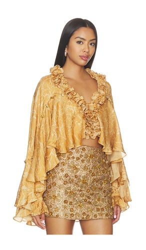 Honeydew Printed Ruffle Top in . Size L. Also in XL, XS - LA FUORI - Modalova