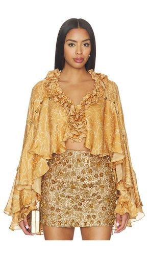 Honeydew Printed Ruffle Top in . Size L. Also in XL, XS - LA FUORI - Modalova
