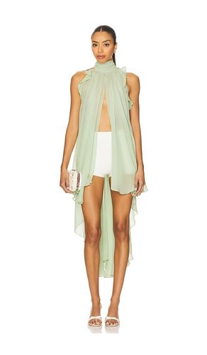 Gathered halter top in color size S (also in M) - LA FUORI - Modalova