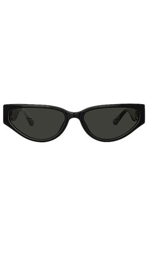 Tomie Sunglasses in Black - Linda Farrow - Modalova