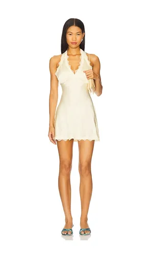 X REVOLVE Stars Align Mini Dress in Lemon. - size L (also in M) - LIONESS - Modalova