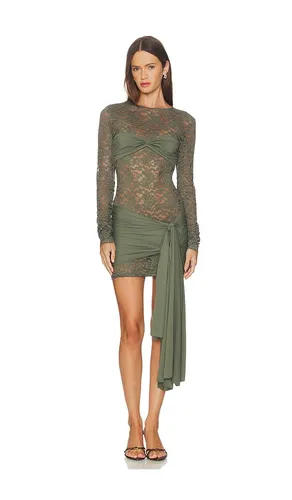 Midnight Mini Dress in Olive. - size L (also in M) - LIONESS - Modalova