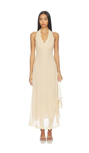 Stars Align Midi Dress in Nude. - size L (also in XXL) - LIONESS - Modalova