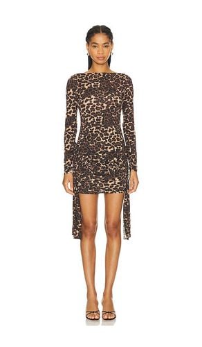 Glory Mini Dress in Brown. - size L (also in S, XS) - LIONESS - Modalova