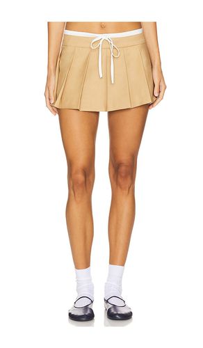 Dynasty Mini Skort in Tan. - size L (also in M, S, XL, XS, XXL, XXS) - LIONESS - Modalova