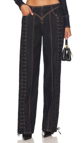 Daydream Tie Up Jeans in Denim-Dark. - size L (also in M, S, XS) - LIONESS - Modalova