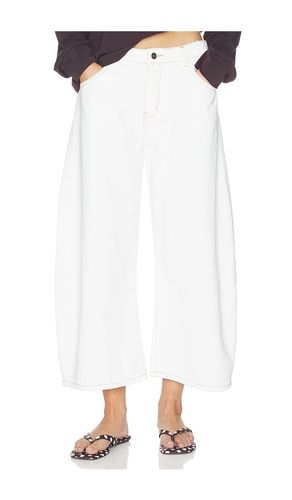 Horseshoe Cropped Jeans in White. - size L (also in M, S, XL, XS, XXS) - LIONESS - Modalova