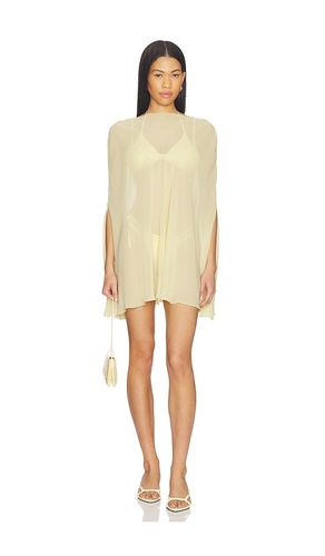 Aura Poncho in Yellow. - size M (also in S, XS) - LIONESS - Modalova