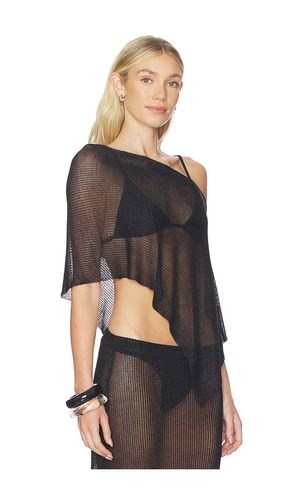 Luminous Poncho in Black. - size M (also in S, XS) - LIONESS - Modalova