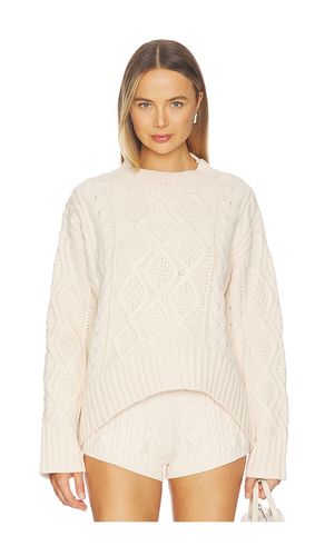 Liaison Cable Knit Pullover in . Size S. Also in XS - LIONESS - Modalova