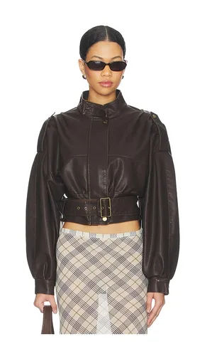 Gigi Leather Jacket in . Size L. Also in M, S - LIONESS - Modalova