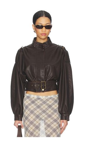 Gigi Leather Jacket in . - size L (also in M, S, XS, XXL) - LIONESS - Modalova