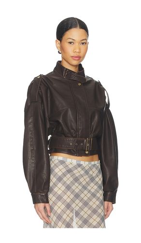Gigi Leather Jacket in . - size L (also in M, S, XS, XXL) - LIONESS - Modalova