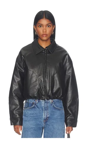 Hudson Bomber Jacket in Black. - size L (also in M, S, XL, XS, XXS) - LIONESS - Modalova