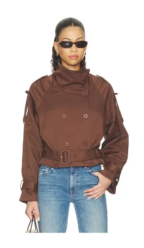 Blanc Cropped Trench in . - size L (also in M, S, XL, XS, XXL, XXS) - LIONESS - Modalova