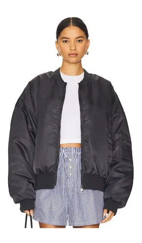 Essential Bomber Jacket in Slate. - size L (also in M, S, XS, XXL, XXS) - LIONESS - Modalova