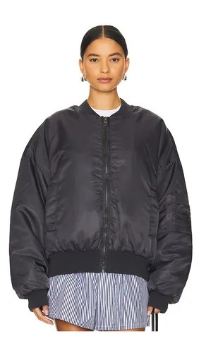 Essential Bomber Jacket in Slate. - size L (also in M, S, XS, XXL, XXS) - LIONESS - Modalova