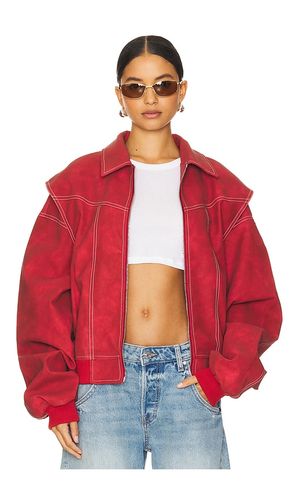 Vista Bomber Jacket in Red. - size M (also in L, XL, XS, XXL) - LIONESS - Modalova
