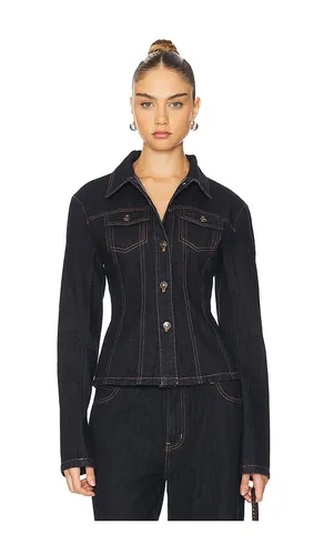 Rider Denim Jacket in Denim-Dark. - size L (also in M, S, XL, XS, XXS) - LIONESS - Modalova