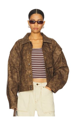 Hailey Bomber Jacket in Chocolate. - size L (also in M, S, XL, XS) - LIONESS - Modalova