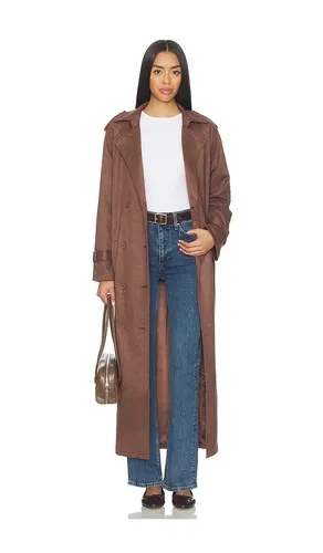 X REVOLVE Penny Trench Coat in Brown. - size XL (also in XS) - LIONESS - Modalova
