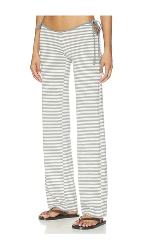 Bloom Tie Pant in Grey. - size L (also in M, S, XS) - LIONESS - Modalova